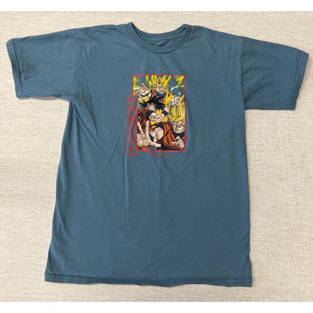 Dragon Ball Z x Primitive Goku Multi‑Form Graphic Tee – Men’s Small
